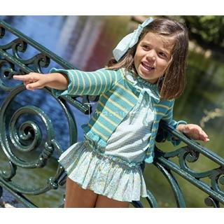 Conjunto La Provenza niña de braguita, blusa y chaqueta de La Martinica Verano 2026 - Imagen 1